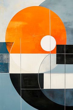 Abstract geometry with bright colours by Poster Art Shop