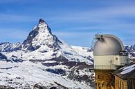 Die Sternwarte Gornergrat und das Matterhorn von Henk Meijer Photography Miniaturansicht