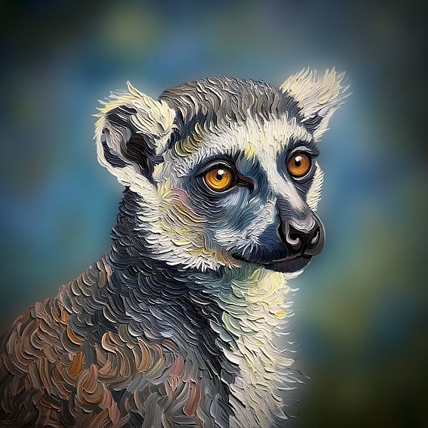 Suricate (peinture) par Hans Levendig (lev&dig fotografie)