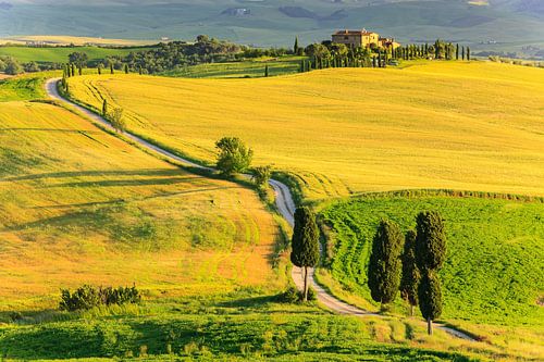 Val d'Orcia, Toscane, Italië