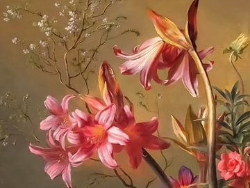 Painting of flowers by Gisela- Art for You