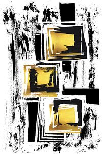 Abstrakte Malerei Nr. 36 | gold