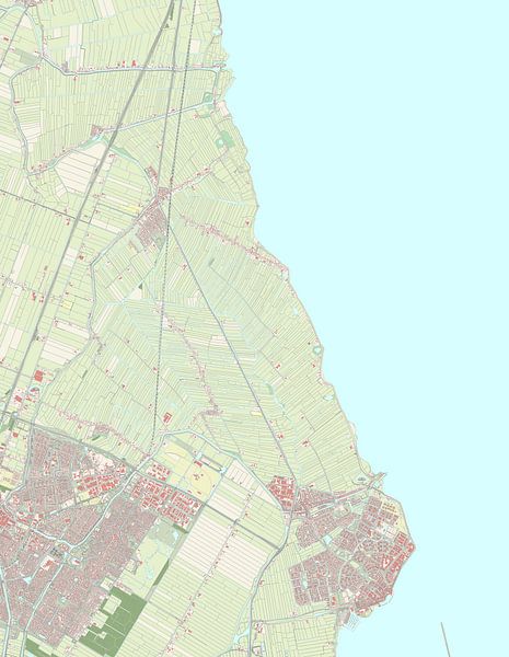 Map of Edam-Volendam by Rebel Ontwerp