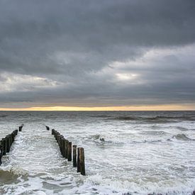 Zoutelande beach in December by Roland de Zeeuw fotografie