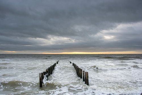 Zoutelande strand in december