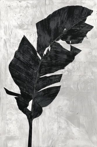 Bananenblatt-Silhouette I