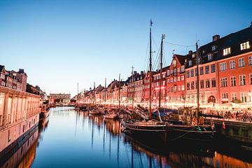 Nighttime in Copenhagen van Sonny Vermeer