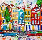 Amsterdam canals by Vrolijk Schilderij thumbnail