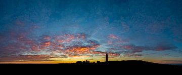 Vuurtoren Eierland Texel - zonsondergang