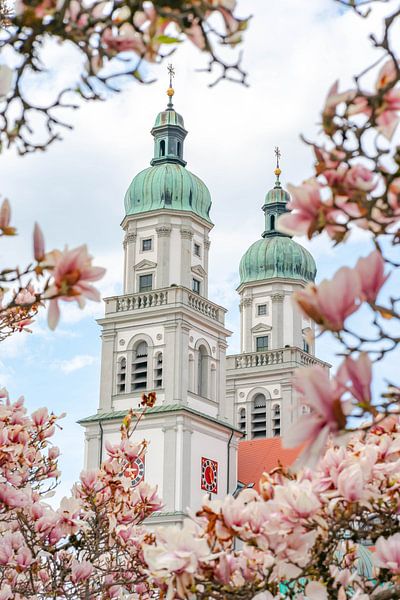Spring at the Basilica in Kempten by Leo Schindzielorz
