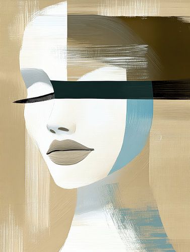 Abstract female portrait