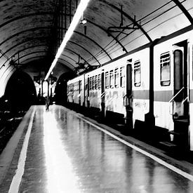 Le métro de Rome sur Danielle van Leeuwaarden