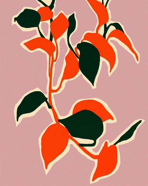 Abstraction feuillue par Kintsugi99 