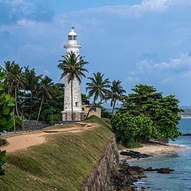 The lighthouse at Galle, Sri Lanka. by Joes van Asten