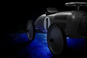 Racing car with underglow