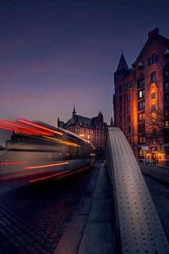 Hamburg Speicherstadt van Iman Azizi