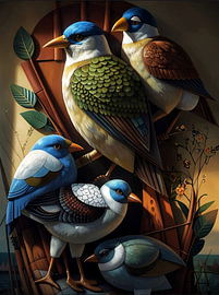 Papiervögel 2