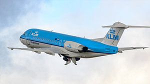KLM Cityhopper Fokker 70.