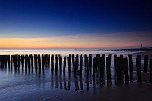 zonsondergang in Zeeland van gaps photography