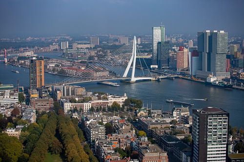 Urban Rotterdam gezien vanuit de lucht