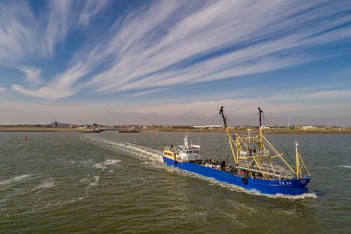 TX 10 garnalen kotter Texel Oudeschild