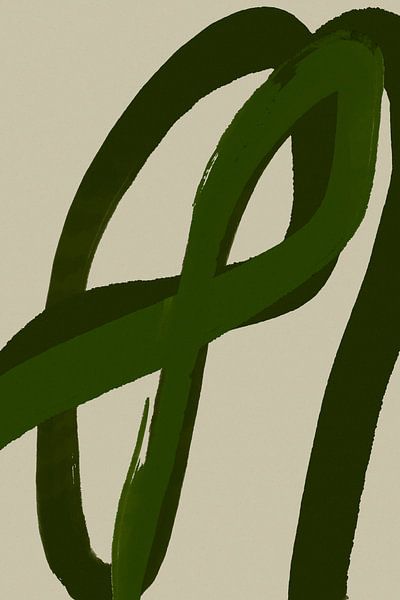 Green Strokes No 1 von Treechild