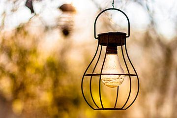 Lantern on a sunny cold winter day in Twente by okkofoto