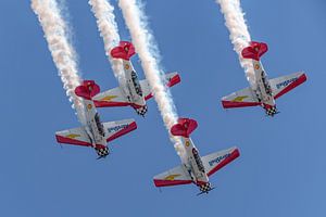 Aeroshell Aerobatic Team. by Jaap van den Berg