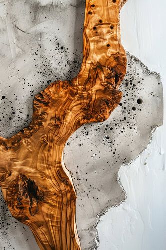 Elegantie van beton en hout