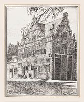 Huib Luns, De Waag te Enkhuizen, 1938