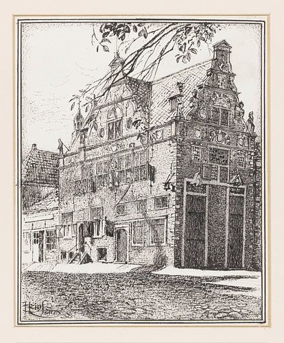 Huib Luns, De Waag te Enkhuizen, 1938