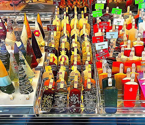 Italiaanse handgemaakte ijsrepen 1