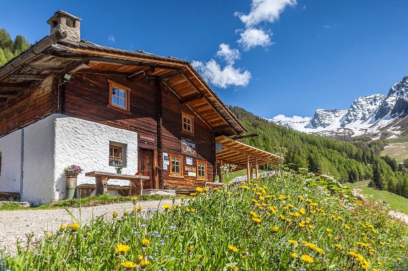 Moareggalm (1605 m) op de Klausberg bij Steinhaus, Ahrntal, Zuid-Tirol van Christian Müringer