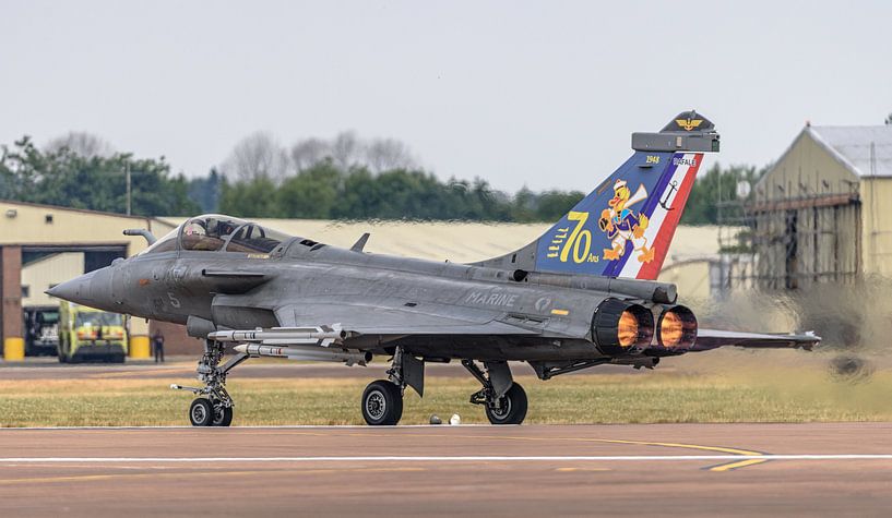 Rafale Marine No 5 with 70 years of Flottille 12F on its tail. by Jaap van den Berg