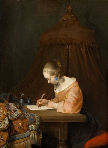 De briefschrijfster, Gerard ter Borch
