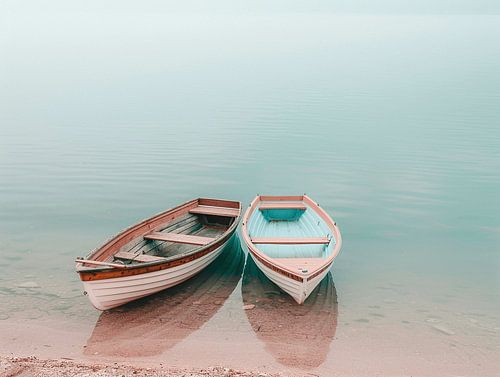 The Croatian coast in Pastel shades.