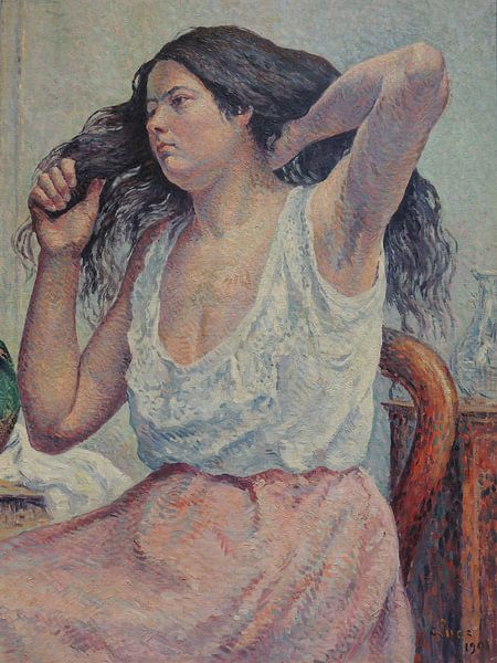 Maximilien Luce, Madame Bouin at her toilet by Atelier Liesjes