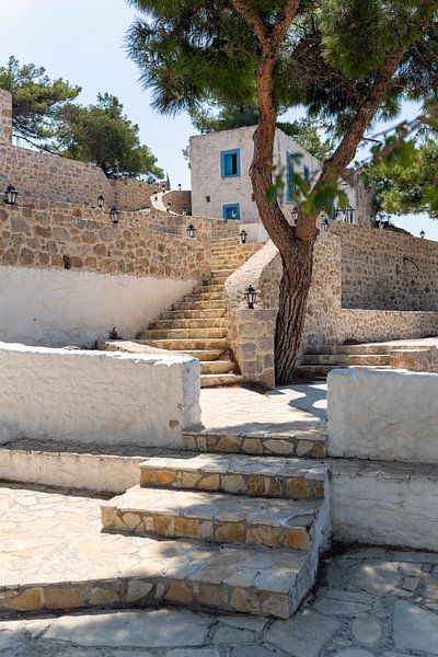Agios Ioannis Monastery op Kos in Griekenland van Steven Dijkshoorn