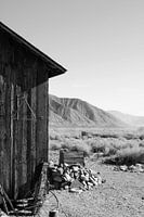 Schuur of barn Ghost Town Death Valley Amerika USA