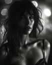 Stijlvol boudoir portret in zwart-wit van Carla Van Iersel thumbnail