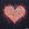 Colorful Heart 2 by Vrolijk Schilderij