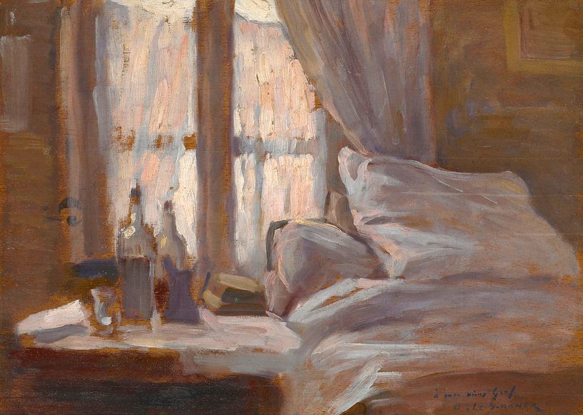 La chambre à coucher, Henri Le Sidaner par Des maîtres magistraux