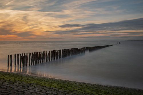 Zonsondergang nabij Breskens