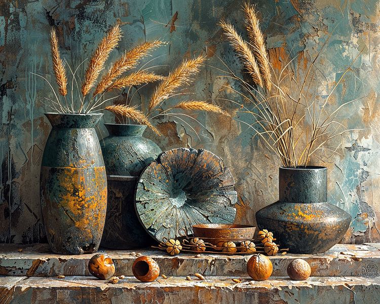 Nature morte d'automne Tons de terre par Caprices d'Art
