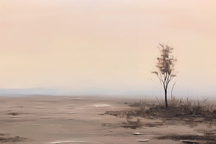 Beige by ARTEO Paintings