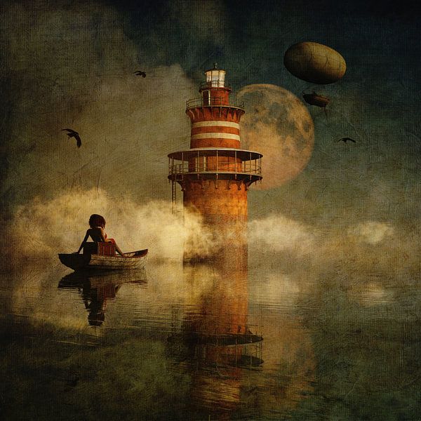 Rêve –  Le phare comme phare de tous les temps par Jan Keteleer
