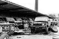 Landrover at the scrapyard