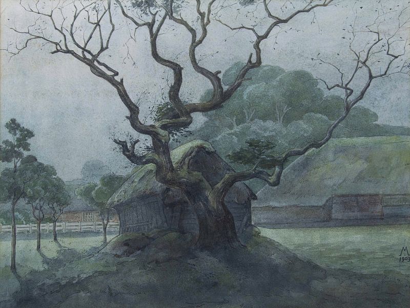 Simon Moulijn, Shed with tree by Atelier Liesjes