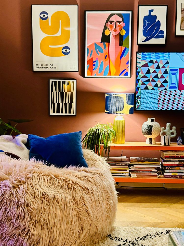 Bauhaus Style Retro Minimalist Geometric Artwork In Black and Beige. No.9  by Dina Dankers 