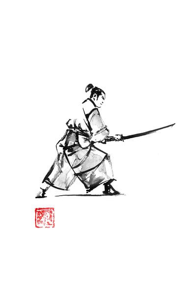 Samurai auf der Hut von Péchane Sumie